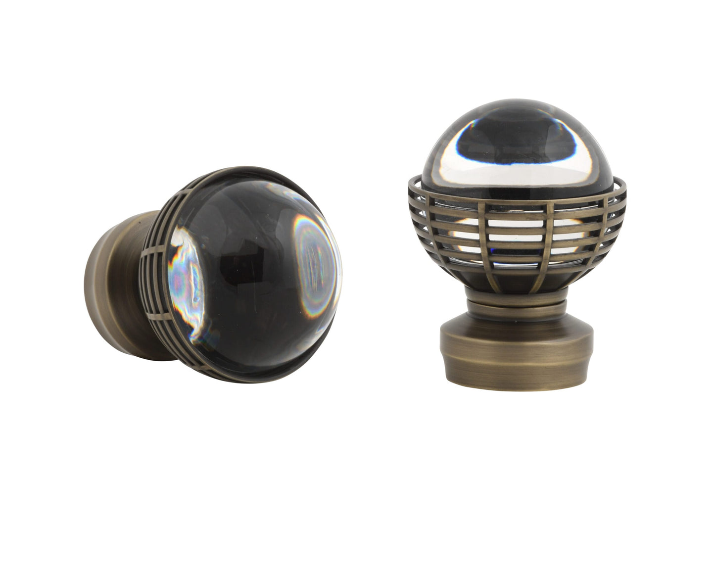 1 3/8" Kirsch Designer Metals Finials and Endcaps
