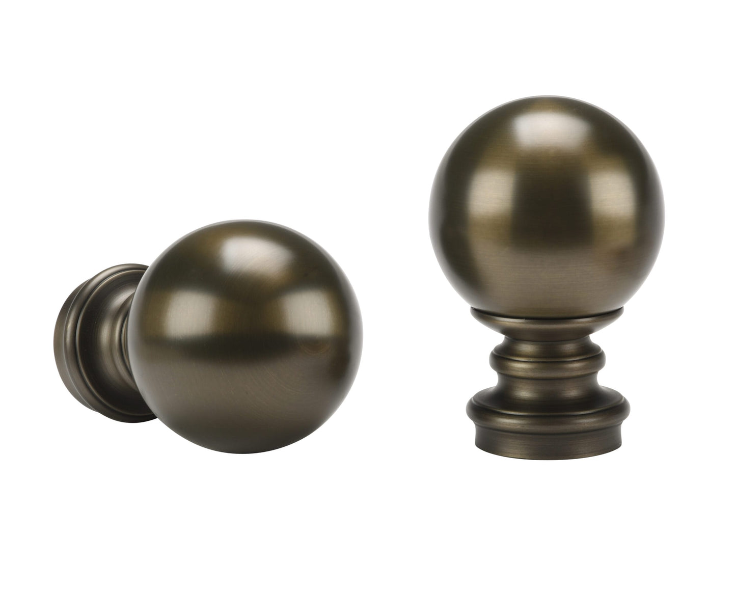 2" Kirsch Designer Metals Finials and Endcaps