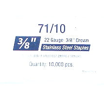 Stainless Steel Rust Resistant Staples For 7R Air Tacker