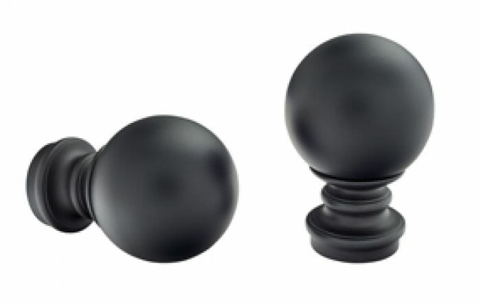 1 3/8" Kirsch Designer Metals Finials and Endcaps