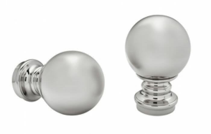 1 3/8" Kirsch Designer Metals Finials and Endcaps