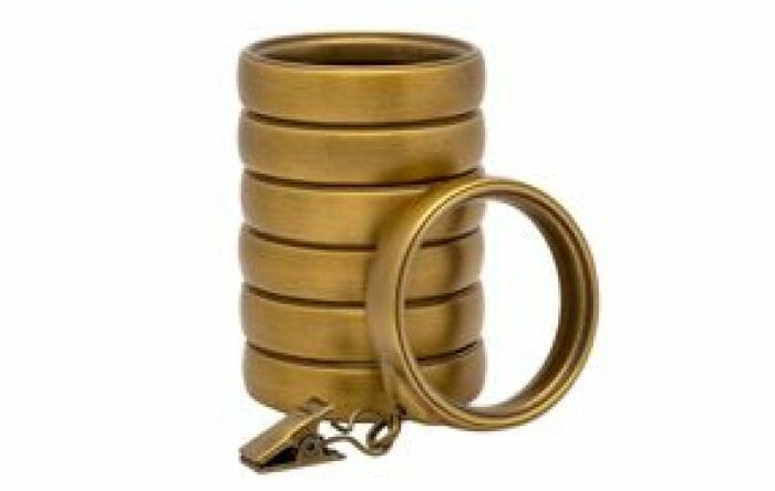 Kirsch Designer Metals 1 3/8" Rings