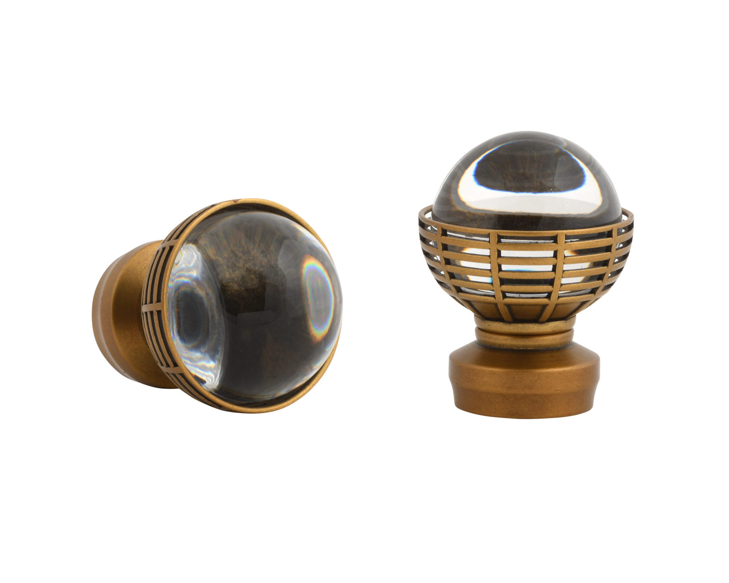1 3/8" Kirsch Designer Metals Finials and Endcaps