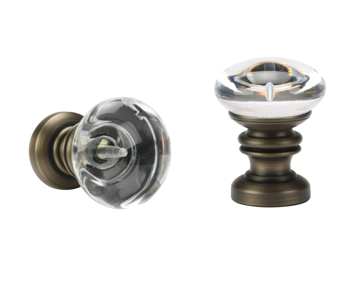 1 3/8" Kirsch Designer Metals Finials and Endcaps