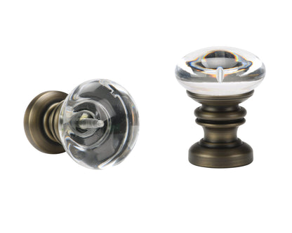 1 3/8" Kirsch Designer Metals Finials and Endcaps