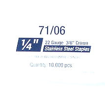 Stainless Steel Rust Resistant Staples For 7R Air Tacker