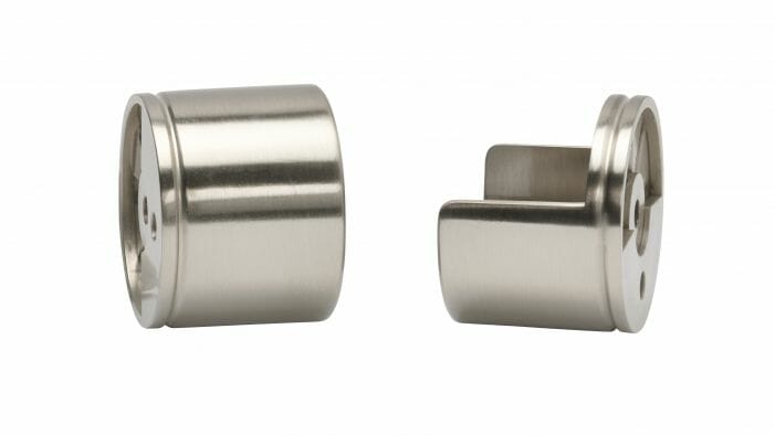 Kirsch Designer Metals 1 3/8" Brackets and Accessories