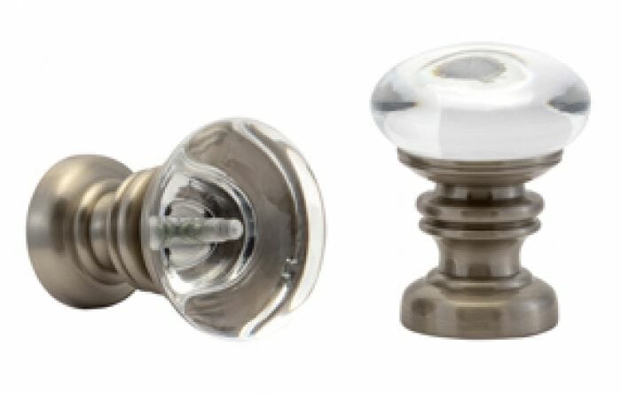 1 3/8" Kirsch Designer Metals Finials and Endcaps