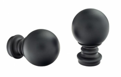 1 3/8" Kirsch Designer Metals Finials and Endcaps
