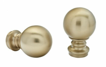 2" Kirsch Designer Metals Finials and Endcaps