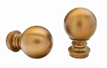 1 3/8" Kirsch Designer Metals Finials and Endcaps