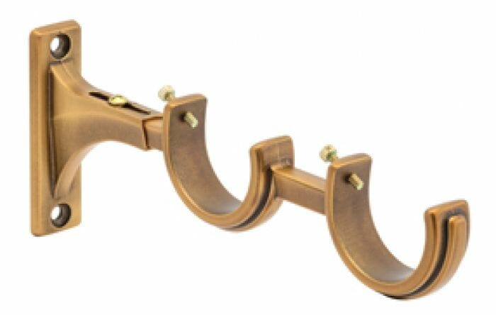 Kirsch Designer Metals 1 3/8" Brackets and Accessories